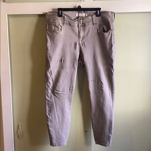 Torrid tan stretchy jeggings